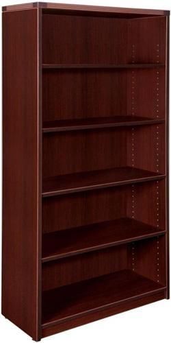 New Amber 5-Shelf Office Storage Bookcase