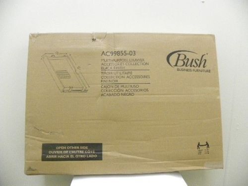 Bush multi-purpose drawer with drop front accessory black bshac9985503 for sale