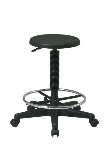 Office Star Products Height Adjustable Drafting Stool with Footring