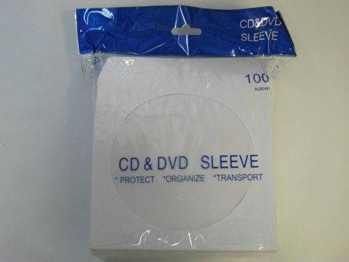 1000 New DVD CD Paper Window Flap Evenlope (100g 10 Retail-pack per Csae)