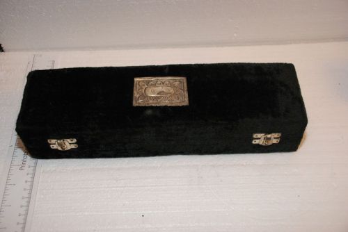 vintage silver scroll parchment document holder message box handmade art gift