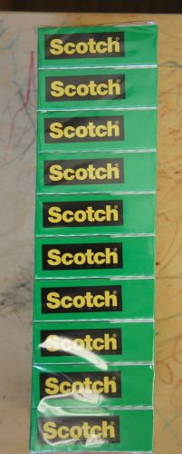 NEW Lot of 10 Rolls Scotch Magic Tape 3/4&#034; x 1000&#034; NIP #34-8711-3026-5 (810P10K)