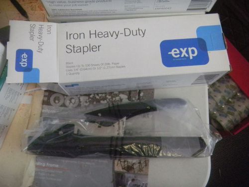 Heavy duty EXP NO 90042 stapler 100 sheet   black