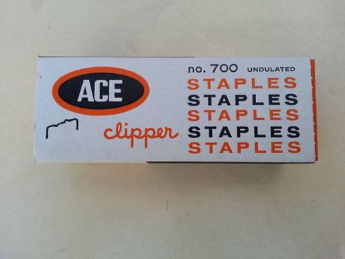 19 Vintage #700 Ace Chiseled Staples 5000 each Box 1970s