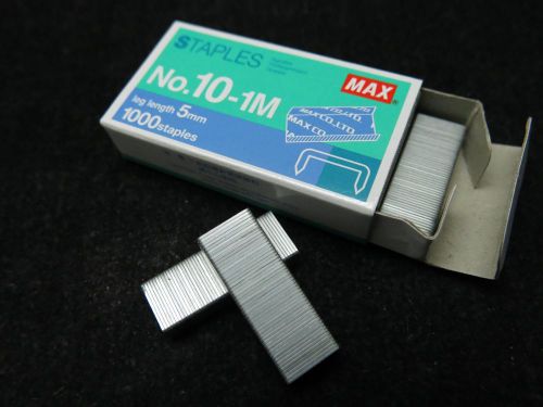 New Max Staples No.10-1M 5mm Mini 1000 Staples