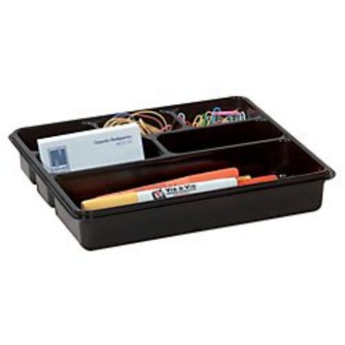 Office Depot(R) Brand 6-Compartment Utility Tray  8In. X 9In.  Black