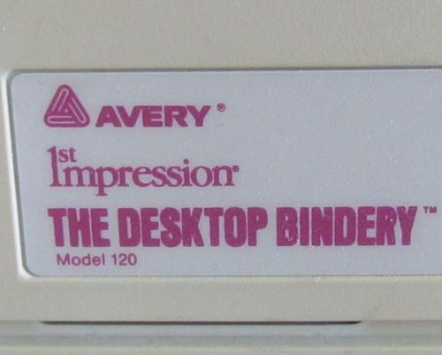 AVERY &#039;The Desktop Bindery&#039; Electric Binder for Business or School