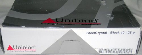 UNIBIND STEELCRYSTAL BINDERS – 3 BOXES OF 100 BINDERS