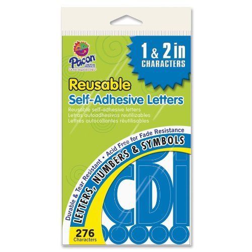 Pacon Self-adhesive Letters - 276 - Blue (PAC51660)