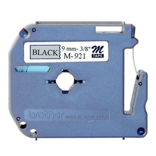 BROTHER INT L (SUPPLIES) M921 3/8 BLACK ON SILVER PT-85 100