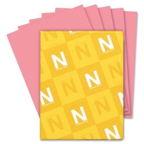 Wausau Paper Astrobrights Colored Paper -24 lb -500/Ream -Plasma Pink