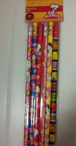 New Package of 6 Snoopy Pencils