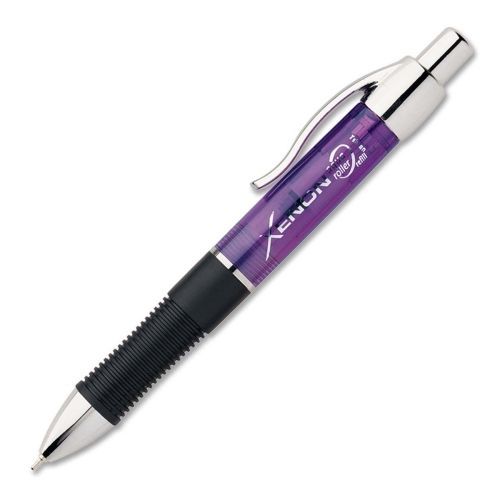 Xenon by Itoya XE-100PU Purple Barrel .01mm Rollerball Pen 2 pk