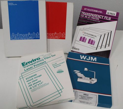 BT MasterBrand / Enviroclear / Arkwright &amp; WJM Transparency Film 400 Pages!