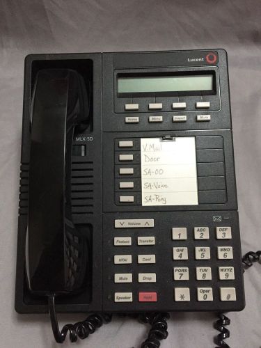 Lucent MLX5D Legend Office Telephone Black