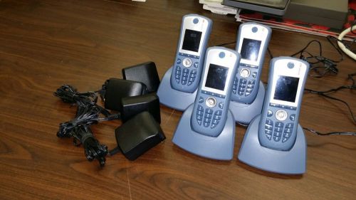 Lot of 4 Ascom i62 Messenger Handset with Battery and charger