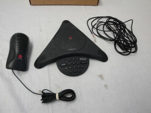 Polycom SoundStation EX 2301-03323-001 Office Conference Phone W/ Wall Module