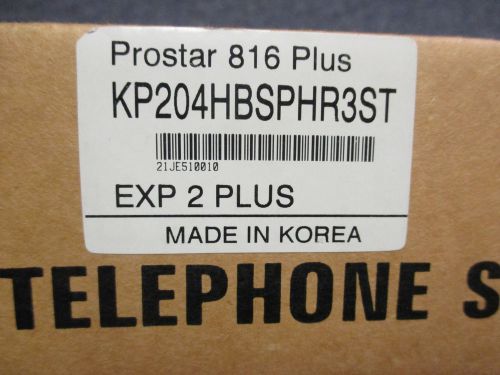 NEW Samsung Prostar 816 Plus - 2 x 4 - EXP 2 Plus KP204HBSPHR3ST Expansion Card