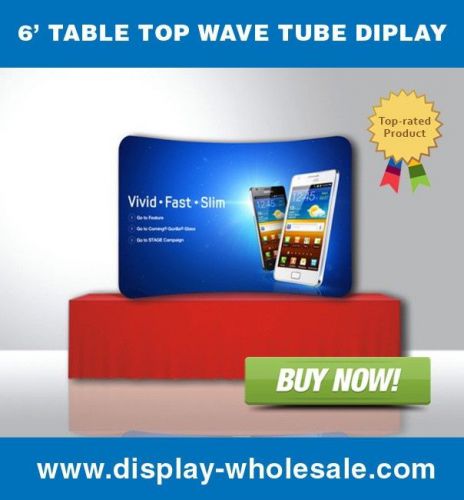 6ft Table Top Wave Tube Display with Print