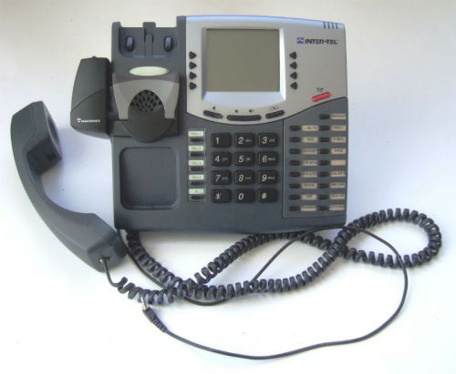 Inter-Tel 8560 IP Business Phones 550.8560 w/ Plantronics HL-10 Lifter   LOT QTY