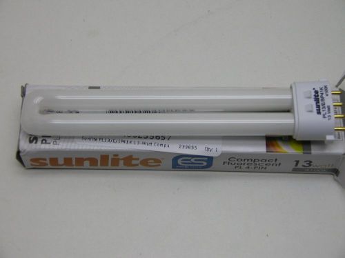 Sunlite PL13/E/SP41K 13-Watt Compact Fluorescent Plug-In 4-Pin Light Bulb  4100K