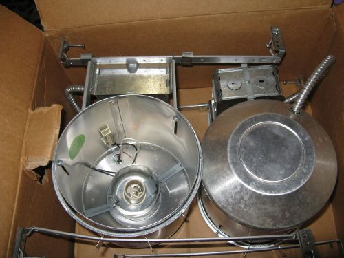 Lot 4 lightolier 1104ic lytecaster 6-3/4&#034; convertible frame-in kits incandescent for sale