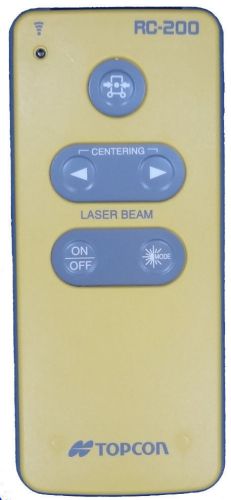 New Topcon RC-200 Remote for All TP-L4 Series Pipe Lasers