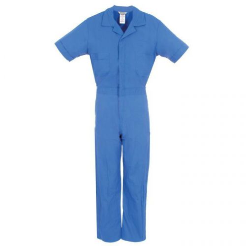 SHORT SLEEVE COVERALLS BLUE SMALL