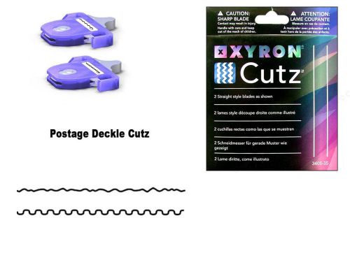 Xyron Cutz Cartridge - Deckle and Postage blade Creatopia cutting cut machine