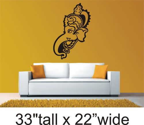 2X Creative Ganesh Ji Om Aum Wall Vinyl Sticker Bedroom Drawing Decal Decor-1473