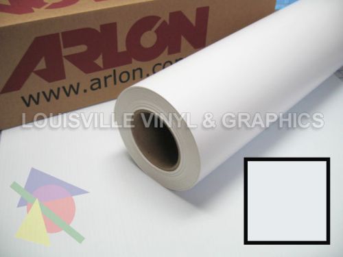 1 roll 24&#034; x 50yd white matte arlon 5000 sign cutting vinyl for sale