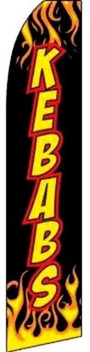 Kebabs 15&#039; bow business swooper flag super sign flutter banner * for sale