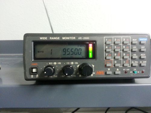 AOR AR-2500 Wide Range Monitor POWER SUPPLY NOT INCLUDED