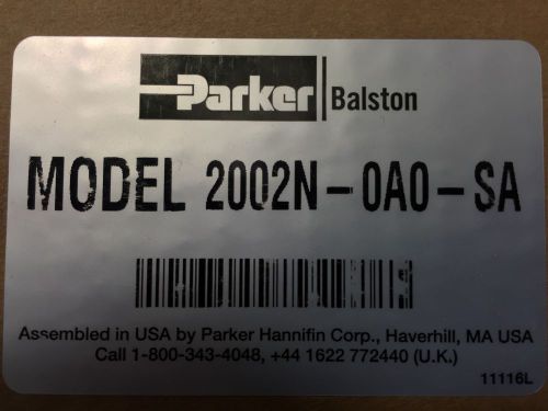 Parker 2002N-OAO-SA New