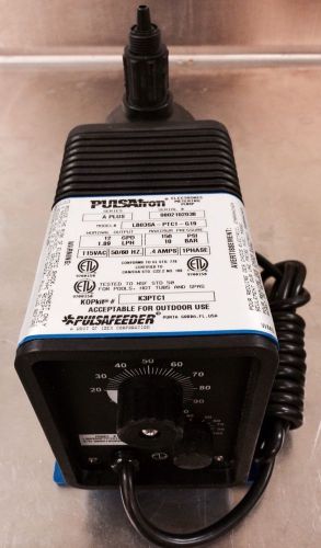 Pulsafeeder pulsatron lb03sa-pt-c1-g19 electronic metering pump for sale