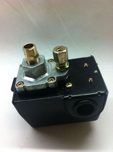 2P 2NC 0.55-0.8MPa 1 Port Air Compressor Adjustable Horizontal Pressure Switch