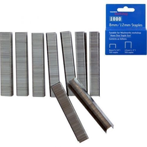 Staple Pins Heavy Duty Replacement Staples 1000 Pcs 8mm and 12mm cheap price