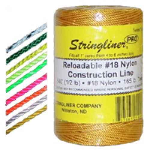 Stringliner twine 1000ft braid flor yellow 35765 for sale
