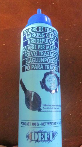 New! Defi Blue Marking Chalk, 14 oz, for all chalk reel lines, outdoor job use