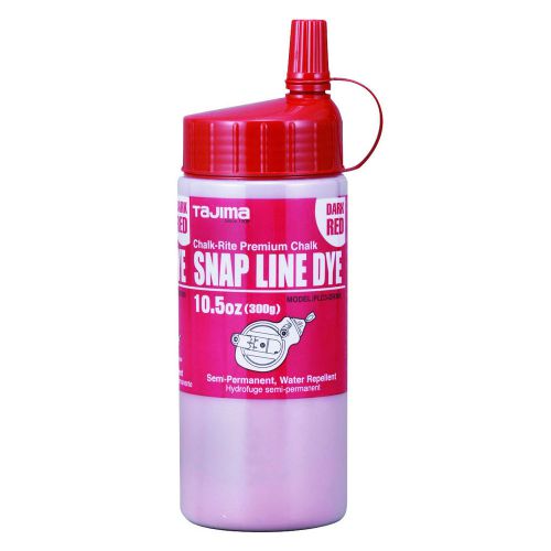 Tajima PLC3-DR300 10.5 Oz Water Repellent Semi-Permanent Snap-Line Dye, Dark Red