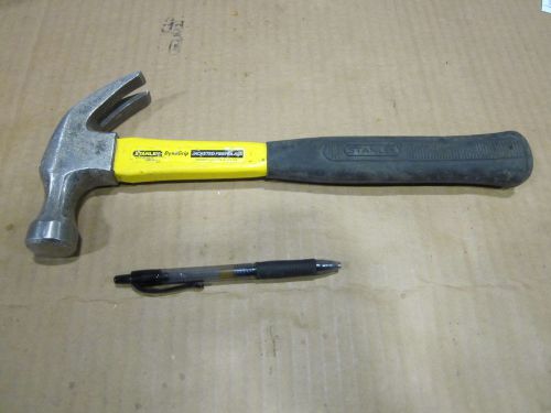 STANLEY DYNAGRIP 51-110 JACKETED 16oz. FIBERGLASS HAMMER ~USED~