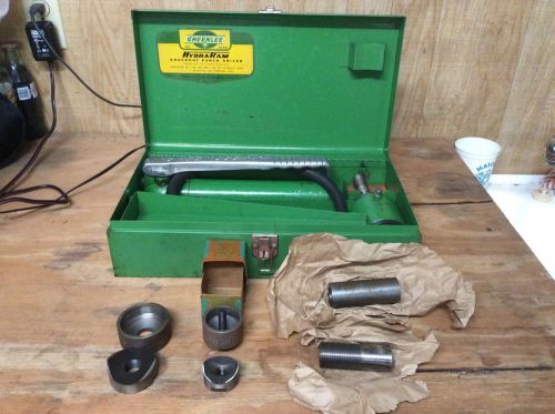 Greenlee knockout punch set 7646 with extras for sale