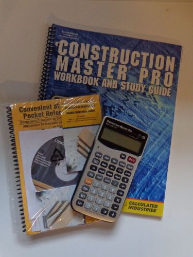 Calculated 4065 Construction Master Pro Calculator, Workbook &amp; User Guide