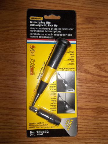 Magnetic pick-up, telescoping &amp; &#034;lite-it&#034; mini-lite #759582 general tools $ave for sale