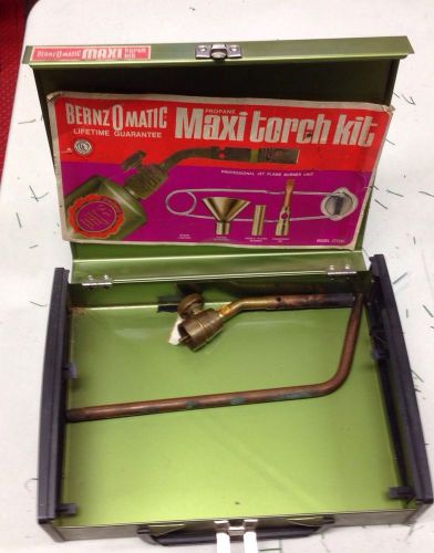 Bernz-o-matic torch with metal box for sale