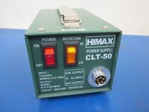 Himax Power Supply CLT-50 for electric torque tool. Needs fuse