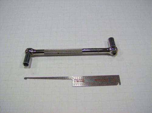 Omega hi-lok roller ratchet 11/32&#034; 5/16&#034; sockets  grip gauge aircraft tools for sale