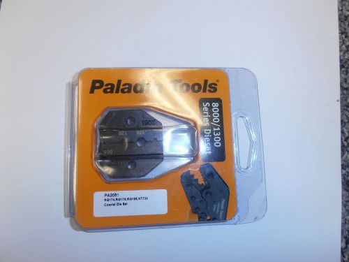 Paladin tools pa2051 coaxial for 8000/1300 series crimp tools   a-240 for sale