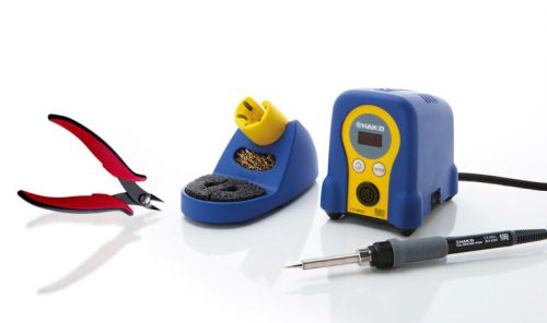 Hakko fx888d-23by digital soldering station 936-12 with wire chp-170 wire solder for sale