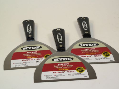 1 lot of 3 - Hyde 6&#034; flexible joint knife pt# 02850 (#1083)